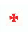 Pin's Kreuz Templiere rot Freimaurerschmuck