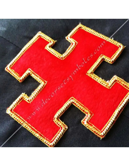 HRA023-sautoirs-cordons-maconniques-tres-sages-athirsatas-chevaliers-fm-rose-croix-18e-degre-reaa