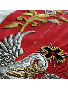 HRA111-sautoirs-maconniques-cordons-18e-degre-aigle-pellican-chevaliers-rose-croix-reaa-chapitres-fm 2