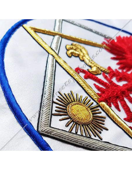 HRM054-masonic-aprons-12th-degrees-knight-red-eagle-goe-egyptian-memphis-misraim-shops-fm-gifts
