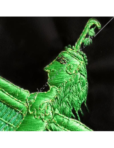 HRM056-masonic aprons-goe-27th-patriarch-degrees-isis-memphis-misraim-green-fm-shops-accessories