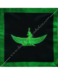 HRM056-masonic aprons-goe-27th-patriarch-degrees-isis-memphis-misraim-green-shops-accessories-fm