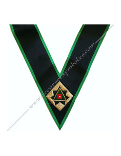 HRE0562-collars-sashes-ribbons-masonic-officers-patriarch-isis-27th-degrees-goe-memphis-misraim-fm