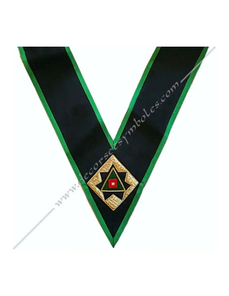 HRE0562-collars-sashes-ribbons-masonic-officers-patriarch-isis-27th-degrees-goe-memphis-misraim-fm