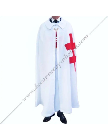 Capa blanco OSMCS Ordre Supreme y Militaire des Chevaliers