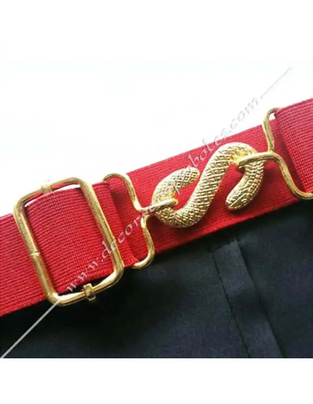 Apron 18th Degree Rose-Cross Knight AASR vue d'ensemble