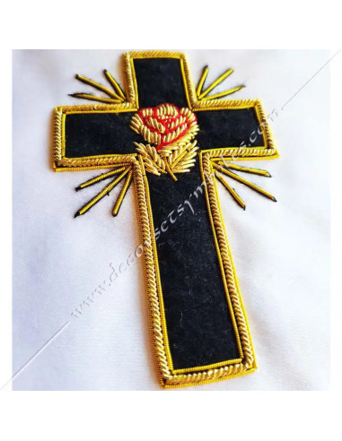 Apron 18th Degree Rose-Cross Knight AASR vue de dos