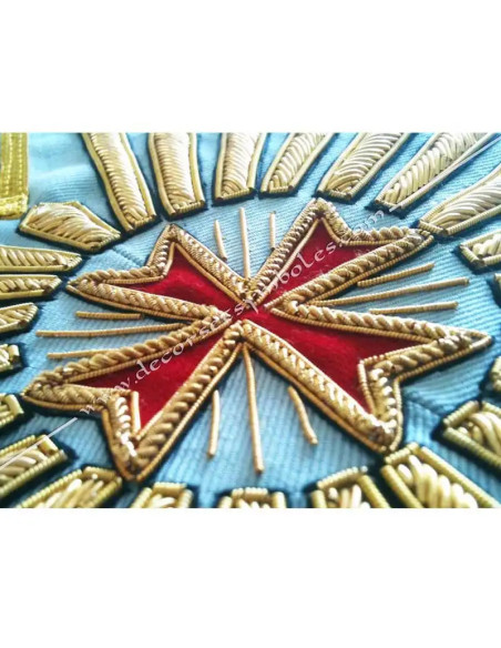 VRE010C-blue-collar-sashes-templar-masonic-rer-scotish-rectified-cross-pattee-fm-decorations