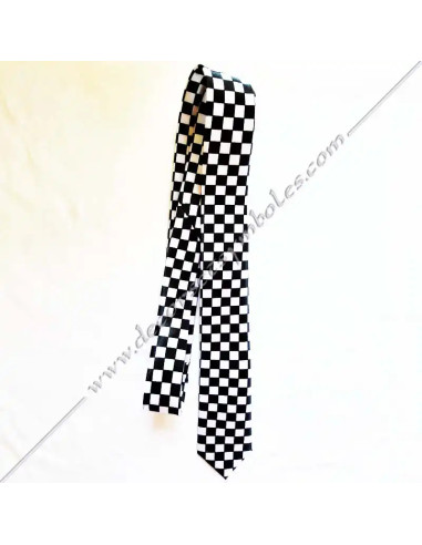 CVT060-ties-checkers-masonic-paves-mosaics-squares-blacks-whites-gifts-decorations-fm