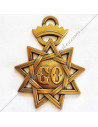 Bijou maçonnique de Conseiller de l'Ordre du GODF (Canari)