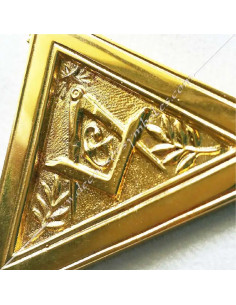 Médaille ou bijou maçonnique de Loge dorée à l'Or fin 24