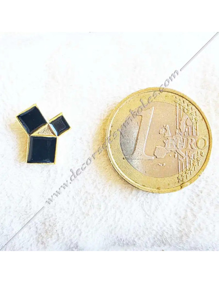 Freimaurer-Anstecknadel, Symbol für Harmonie, Proportion