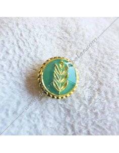 PIN031-pins-epinglettes-maconniques-acacia-resines-vert-decors-symboles-maitres-cadeaux-fm 2