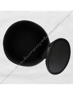 Housse porte-tricorne maçonnique noire en nylon 600D robuste