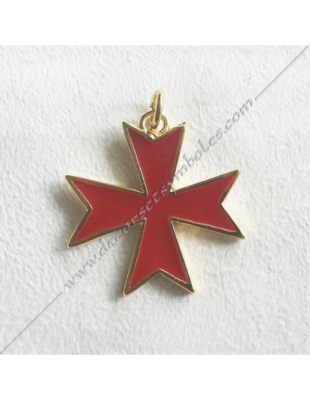 Templar Cross pendant - Masonic Jewellery - FGK 650