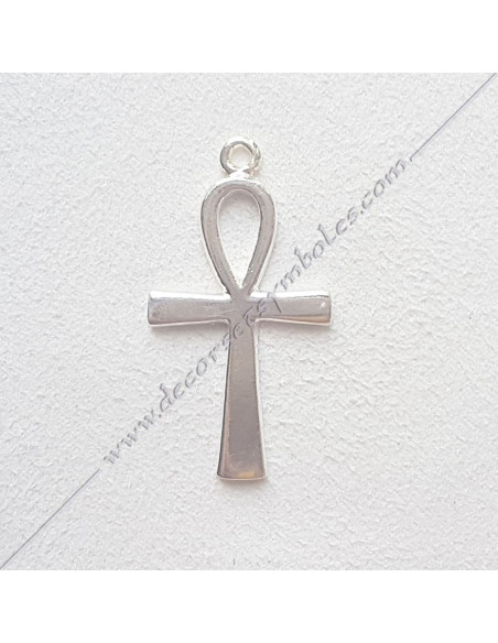 Pendentif Kreuz d'Ankh versilbert Freimaurerschmuck