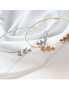 Bracelet Jonc Akazie Gold oder Argent Freimaurerschmuck