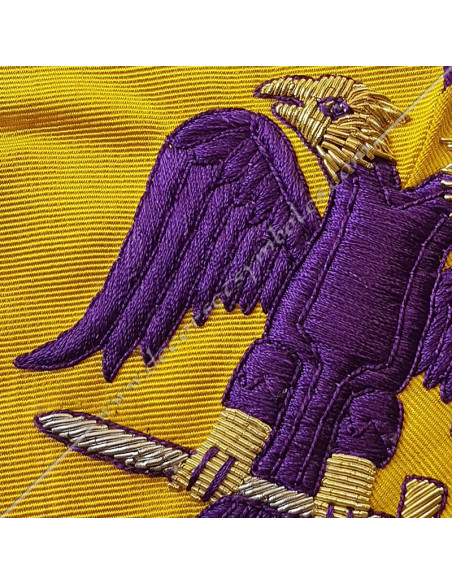 Broderies : Aigle Bicéphale pourpre