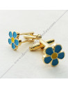Boutons de Manchettes Myosotis Bijoux