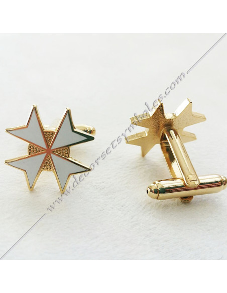 Malta Cross Cufflinks - Jewels - BMA 002