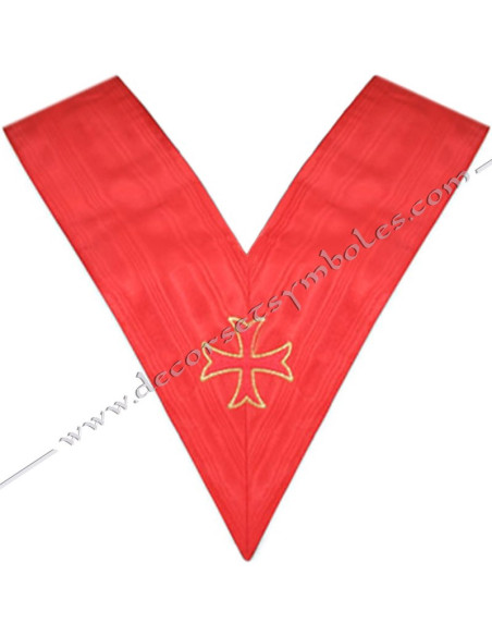 SEN010R-sautoir-maconnique-ecuyer-novice-decors-rer-rite-regime-ecossais-rectifie-chevalier-templiers-fm