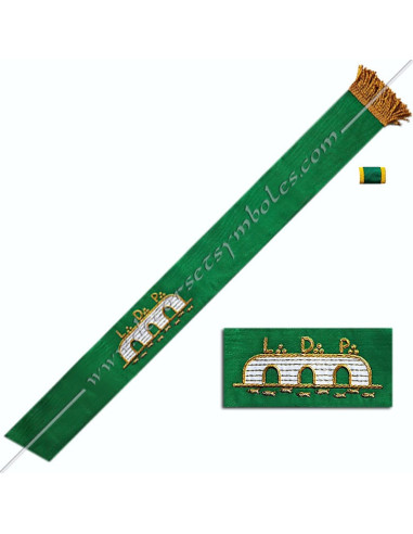 Cordón masónico del 15º Grado Caballero de Oriente y