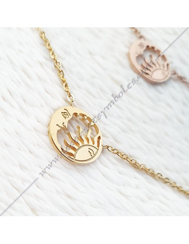 Pendentif luna e sole Gioielli Massonici
