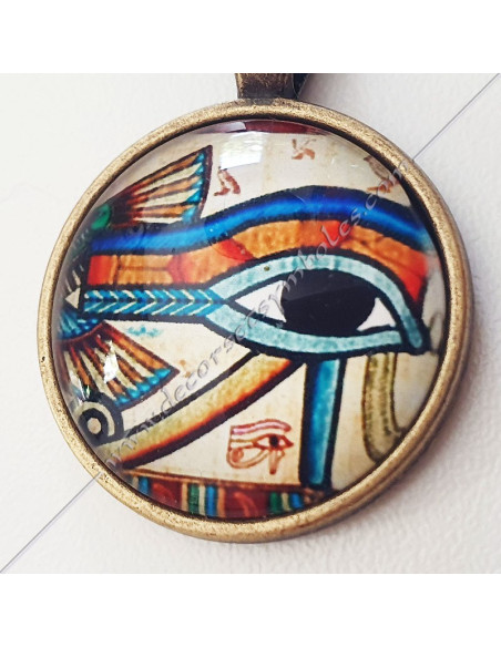 MSC300-collier-pendentif-maconnique-bijoux-oeil-horus-oudjat-vieille-egyptien-memphis-set-osiris-decors-fm-symbole