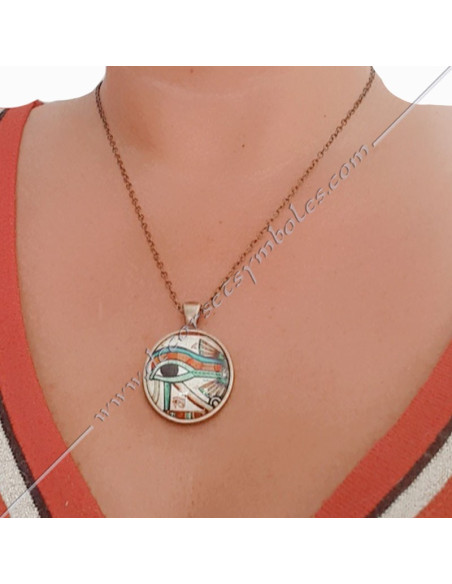 MSC300-collier-pendentif-maconnique-bijoux-oeil-horus-oudjat-vieille-egyptien-memphis-set-osiris-decors-fm-symbole