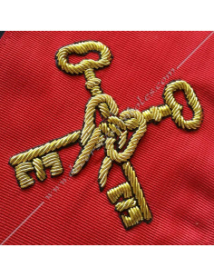 Sautoir, cordon maçonnique d'Officier Chevalier Grand