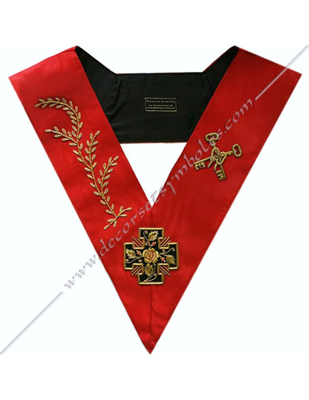 HRA116-sautoir-cordon-maconnique-officier-18eme-degre-reaa-chevalier-grand-tresorier-atelier-perfection-fm