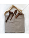 Bissac Maçonnique de Compagnon en Toile de Jute | Beige
