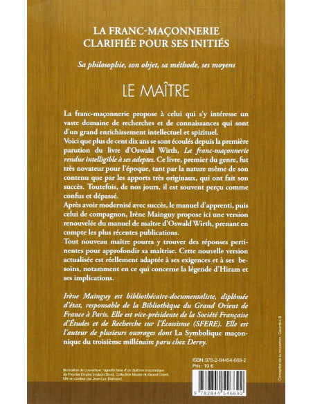 La Massoneria chiarita per i suoi Iniziati Il Maestro di