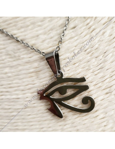 MSC330-pendants-masonic-necklaces-silver-eye-horus-oudjat-women-gifts-rite-memphis-misraim-fm