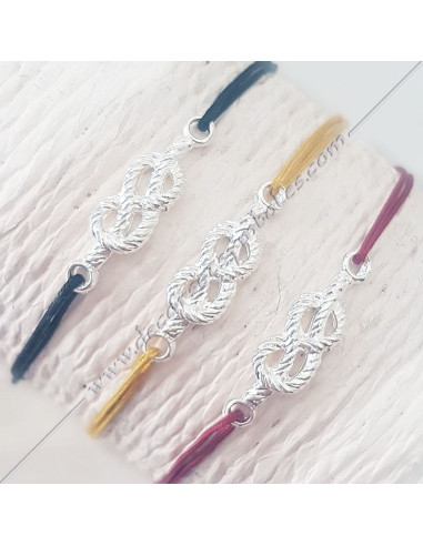 Bracelet Maçonnique Lac d'Amour | Cordon et Argent