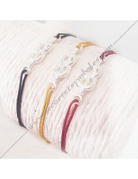 MSC240-bracelets-maconniques-lacs-amour-bijoux-femme-fille-argent-decors-accessoires-fm-cadeaux-pendentifs