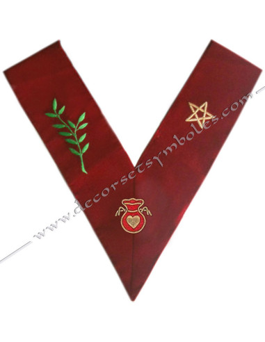 Set 10 Kragen Offizier Großer Erwählter 14. Grad REAA