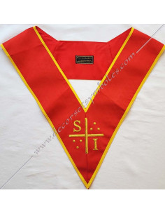 Sautoir Martiniste SI Rouge Martinisme