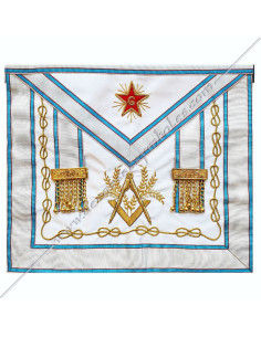 TRA393CF-masonic-apron-federal-councilors-gl-gldf-lodge-france-decorations-tools-accessories-freemasonry-art-royal-fm