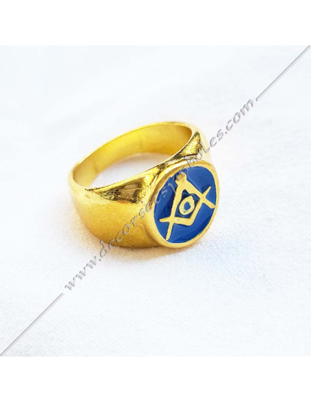 Chevalière or masonic ring for men and women in stainless