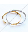 Bracelet Manchette Maçonnique Acacia | Or ou Argent