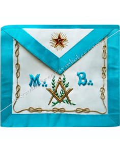 TRF314B-masonic-aprons-master-rite-french-groussier-rituals-lodges-acacia-branches-decorations-symbols-accessories-tools-fm