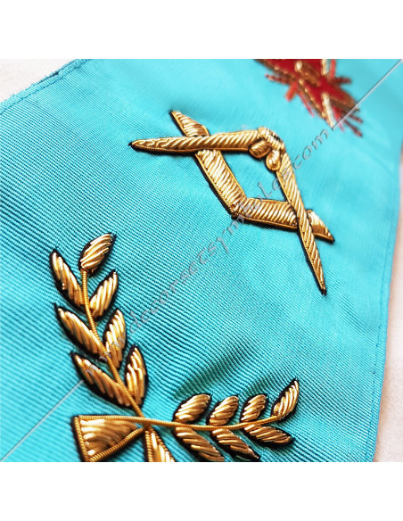BRF002B-sashes-harness-masonic-masters-rite-french-groussier-lodges-acacia-fm-decorations-compass-squares-stars