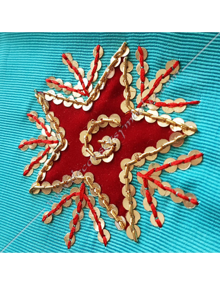 BRF002B-sashes-harness-masonic-masters-rite-french-groussier-lodges-acacia-decorations-compass-squares-fm-stars