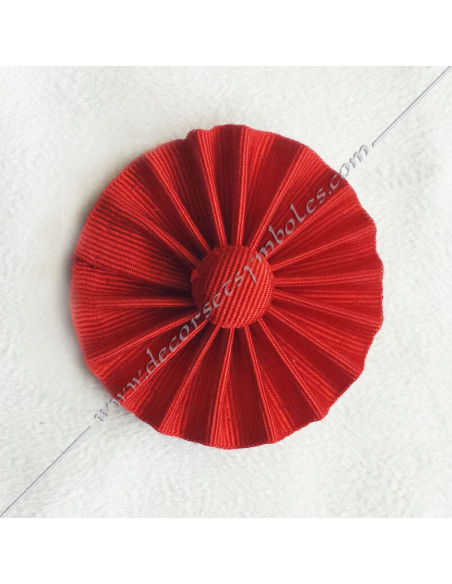 ACC023-cocardes-maconnique-rouge-rite-regime-ecossais-rectifie-rer-rosettes-decors-franc-maconnerie-accessoires-fm