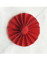 Red Rosette Masonic Accesory