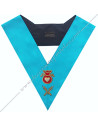 Sautoir Maçonnique Hospitalier Rite Français Ruban Turquoise