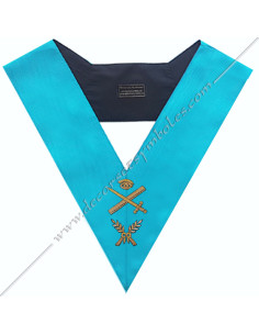 SRF006B-officer-collars-greats-experts-french-groussier-rite-masonic-sashes-lodges-accessories-tools-gifts-fm