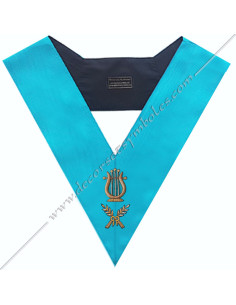 SRF071B-collars-officers-master-music-columns-harmony-masonic-french-groussier-rite-lyre-accessories-tools-fm