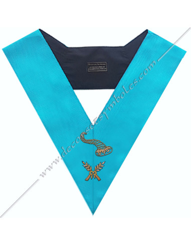 SRF167B-sautoirs-officiers-maitres-banquets-rite-francais-groussier-cordons-maconniques-corne-abondance-fm